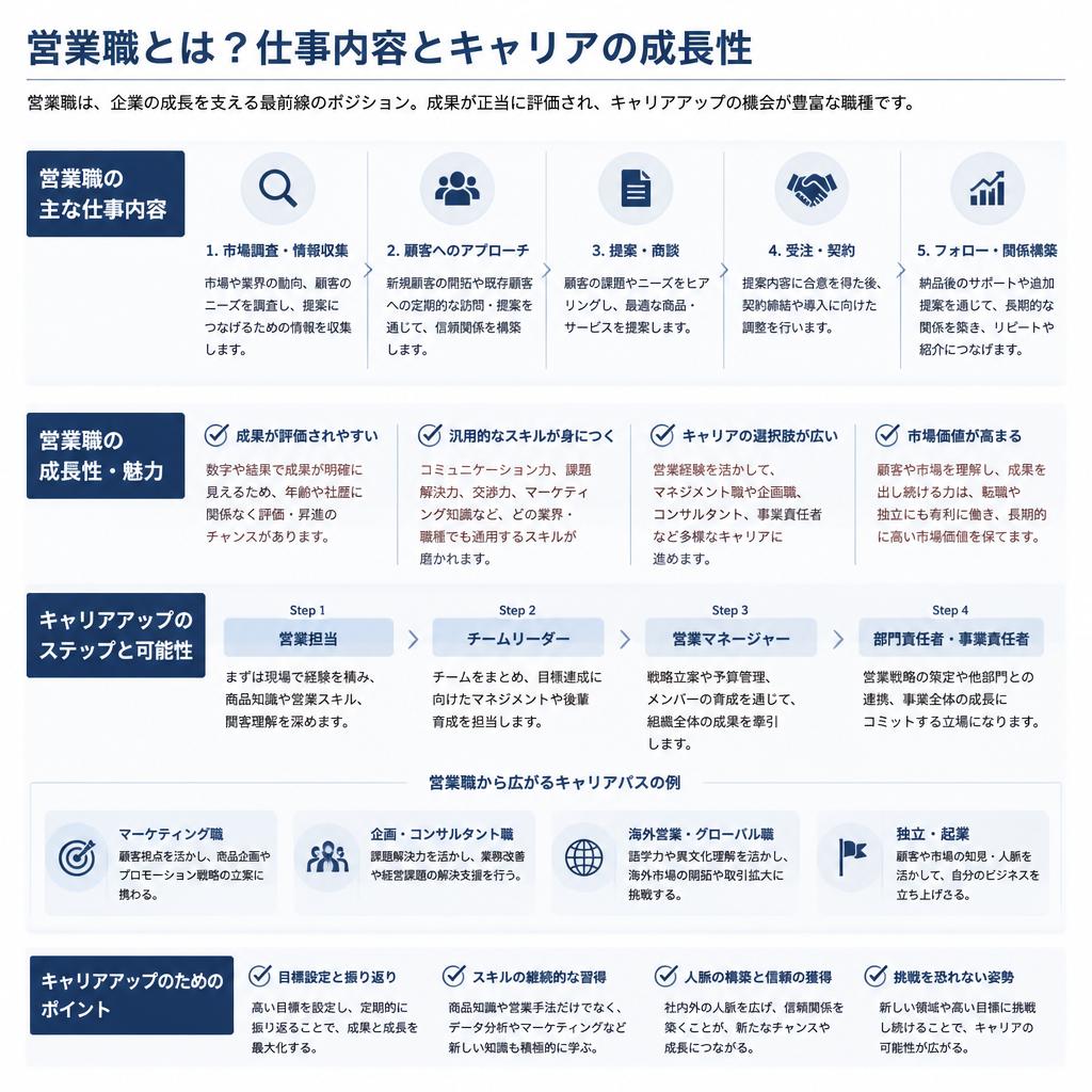 営業職の魅力とは？