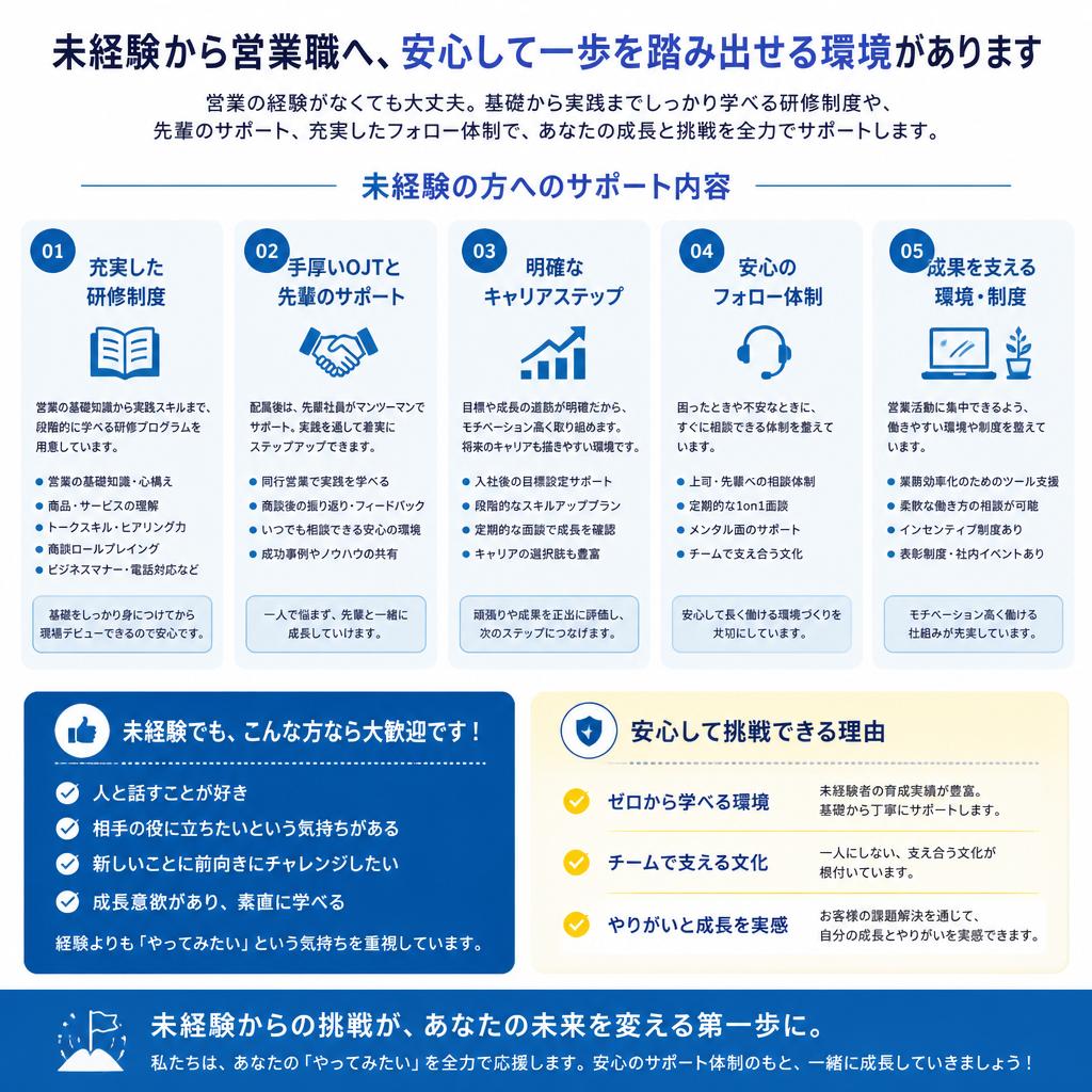 未経験者へのフォローアップ