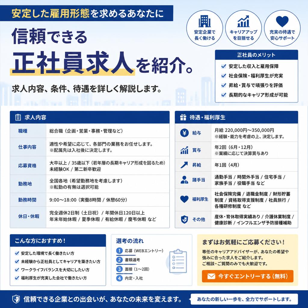 正社員募集情報