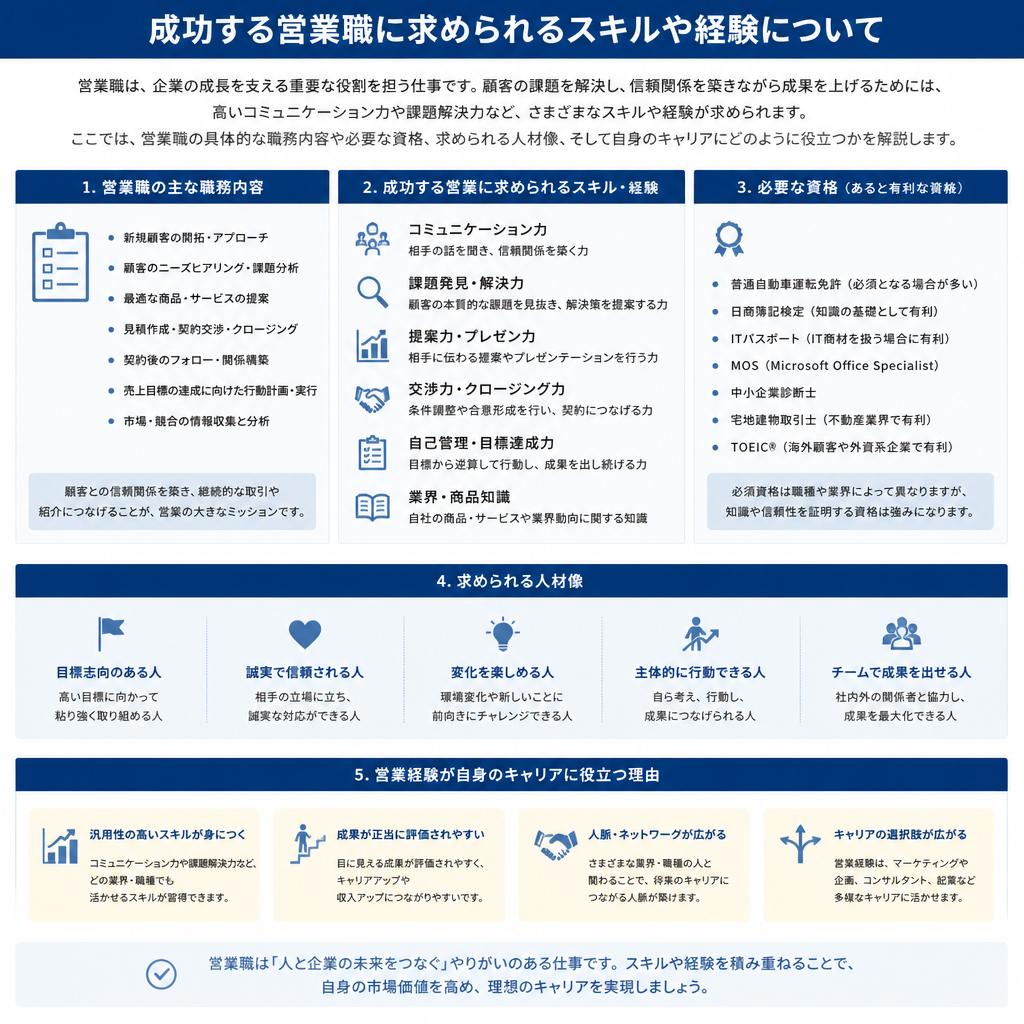 選ばれる営業職とは？