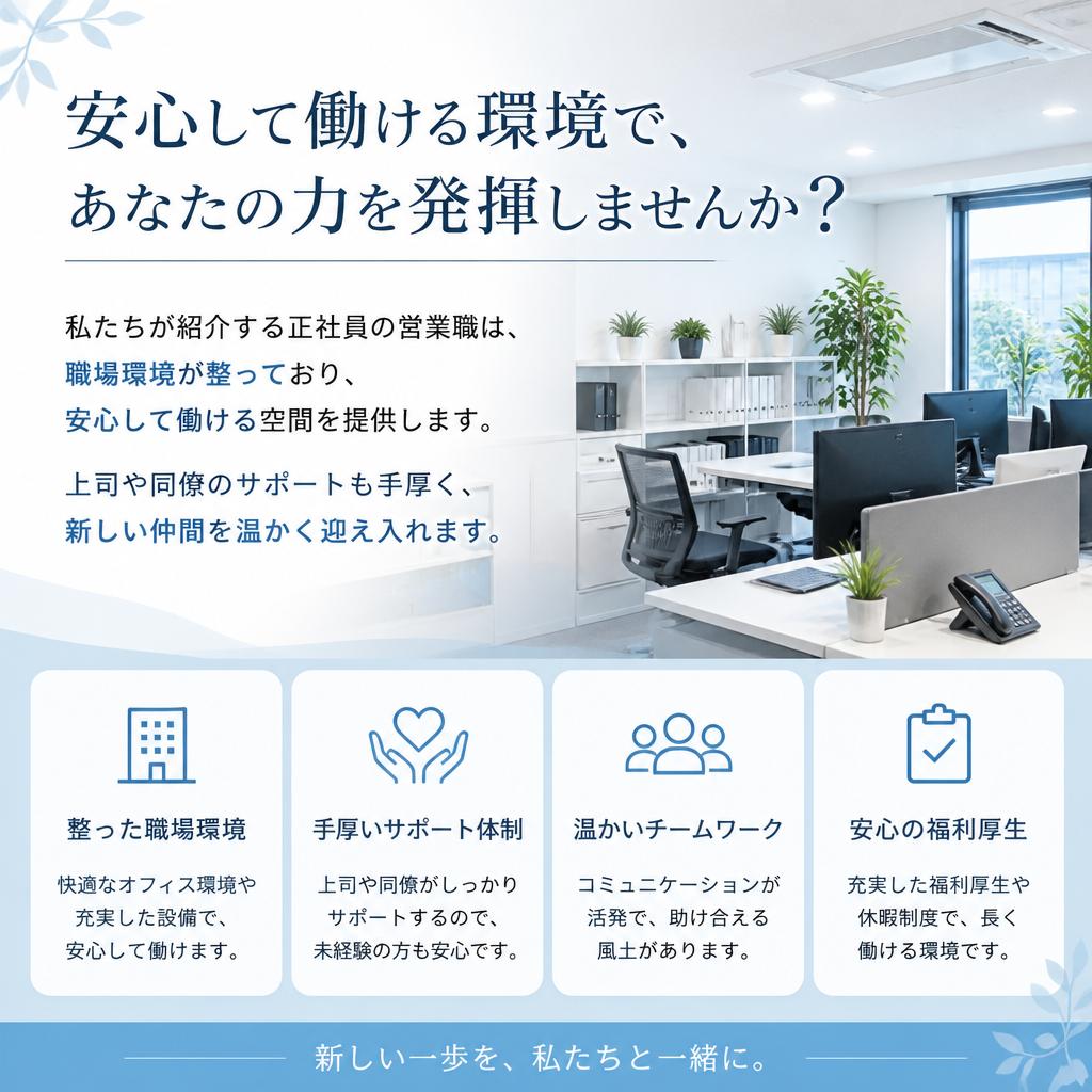 安心の職場環境
