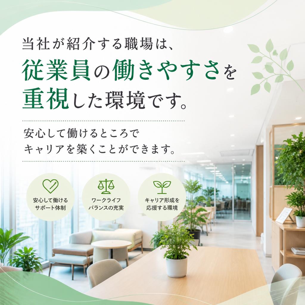 安心の職場環境