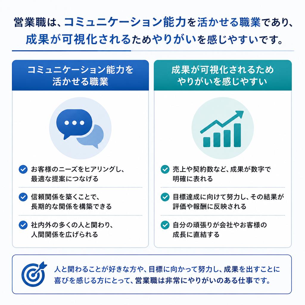営業職の魅力とは？