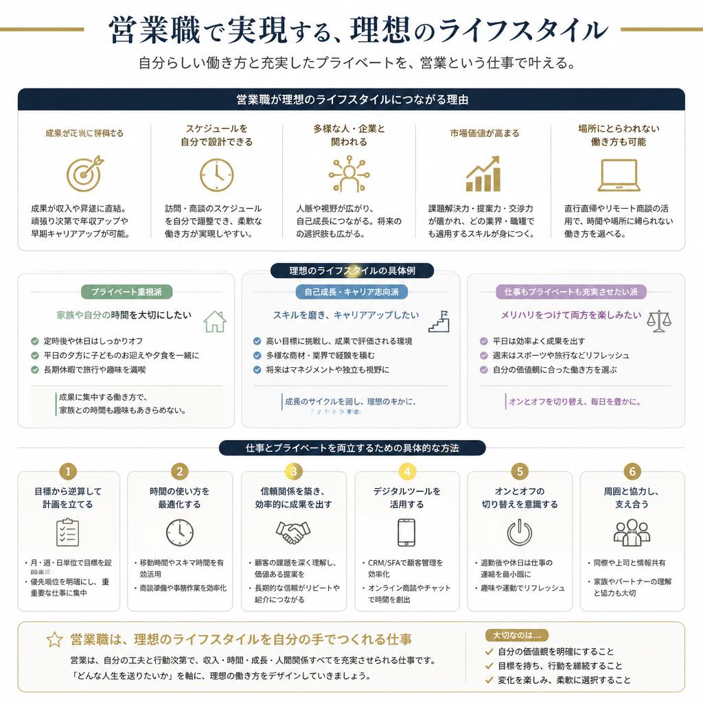 理想のライフスタイルを手に入れるために