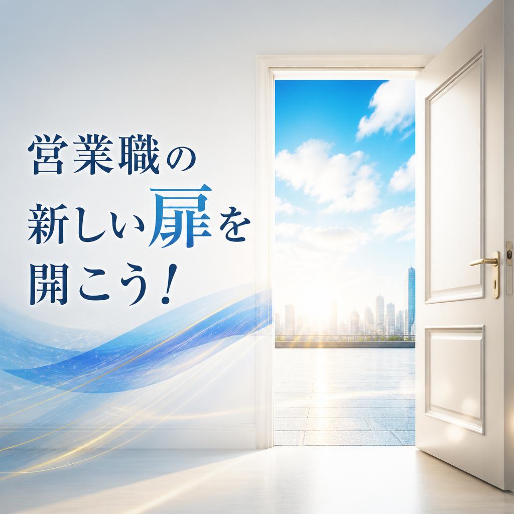営業職の新しい扉を開こう！