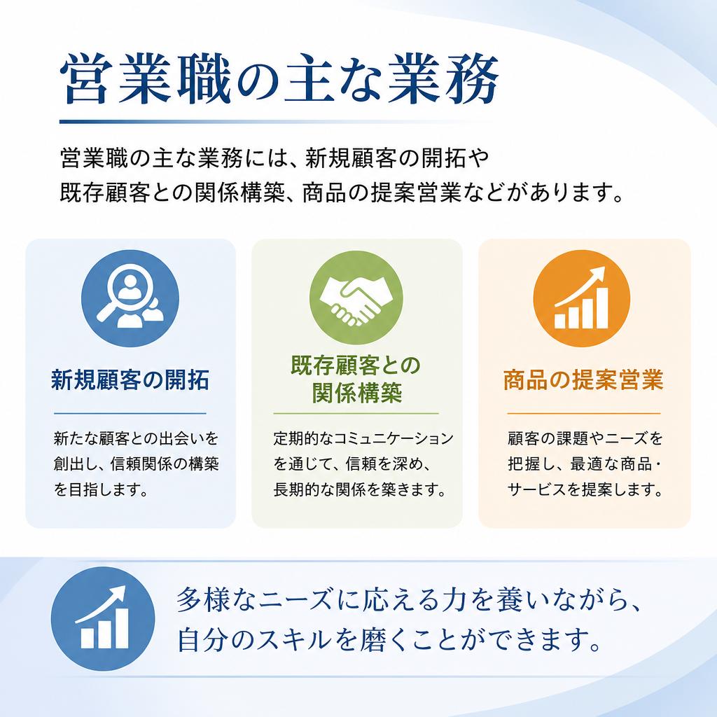営業職の仕事内容