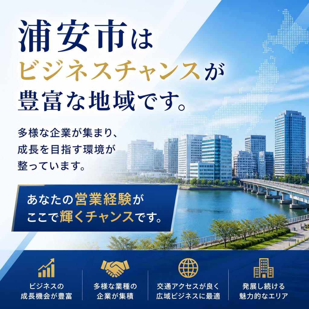 浦安市での営業職の魅力