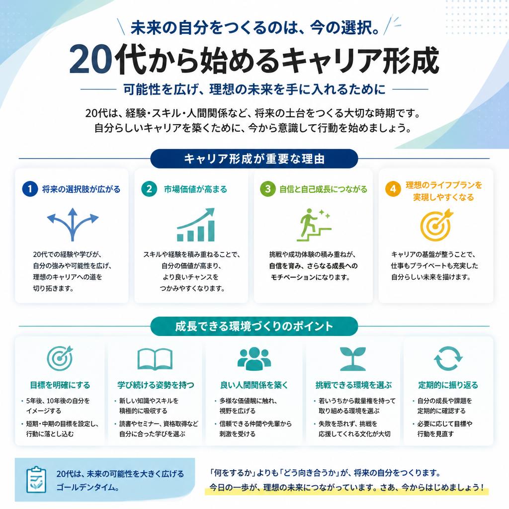 20代向けのキャリア形成支援
