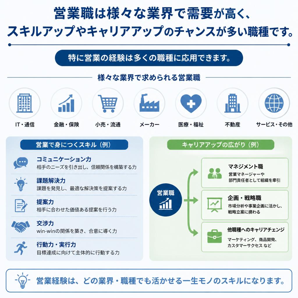 営業職の魅力