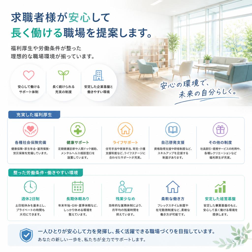 安心して働ける職場とは？