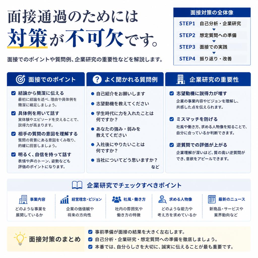 面接対策の重要性