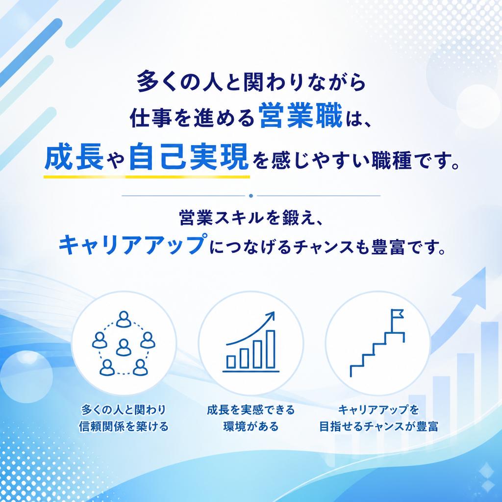 営業職の魅力とは？