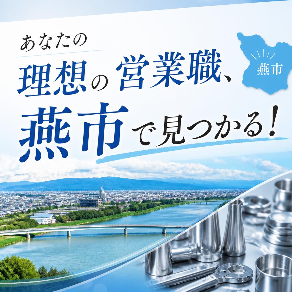 あなたの理想の営業職、燕市で見つかる！