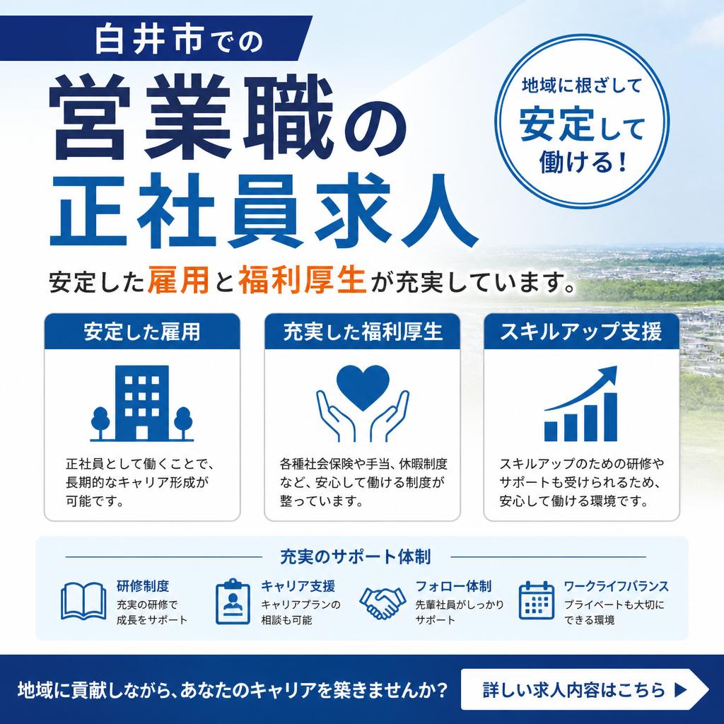 正社員の安定した雇用