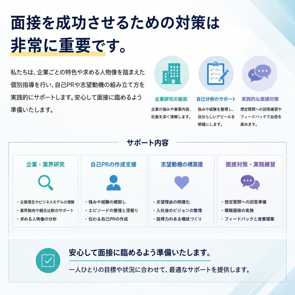 面接対策の重要性