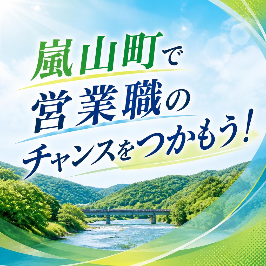 嵐山町で営業職のチャンスをつかもう！