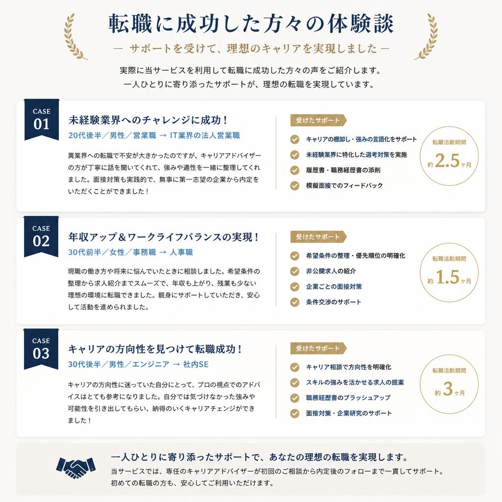 求職者の声