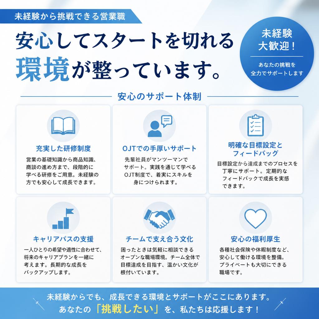 未経験者歓迎の求人も多数!