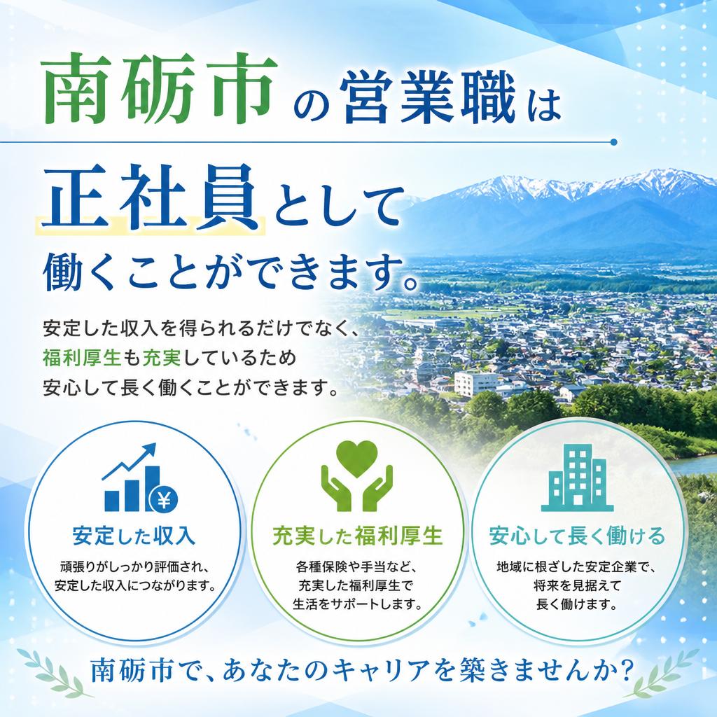 正社員としての安定した雇用