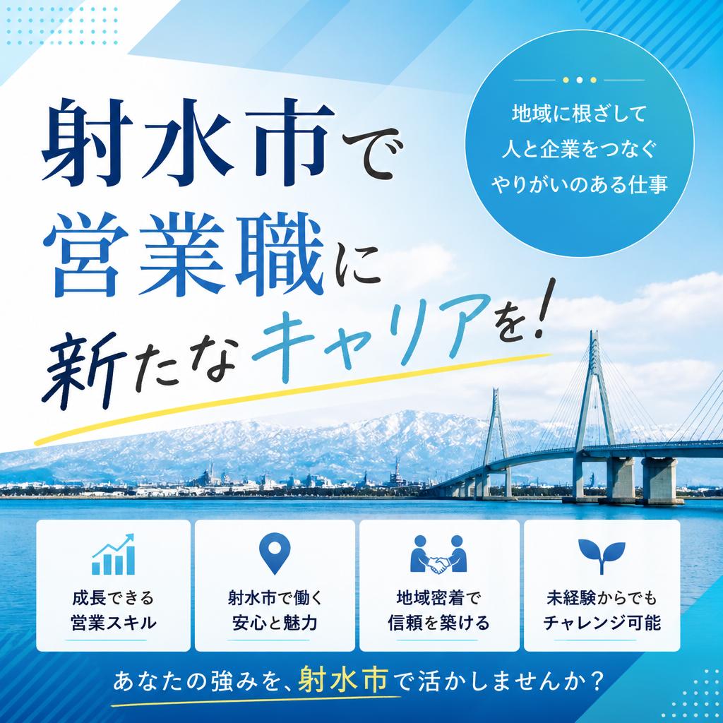 射水市で営業職に新たなキャリアを！